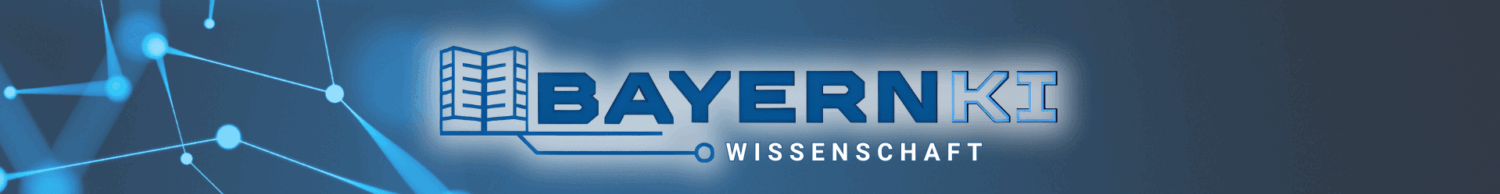 Logo of BayernKI with the text "Wissenschaft" under it.